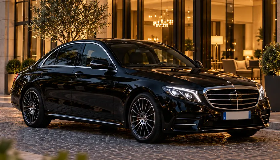 Berlina Mercedes nera